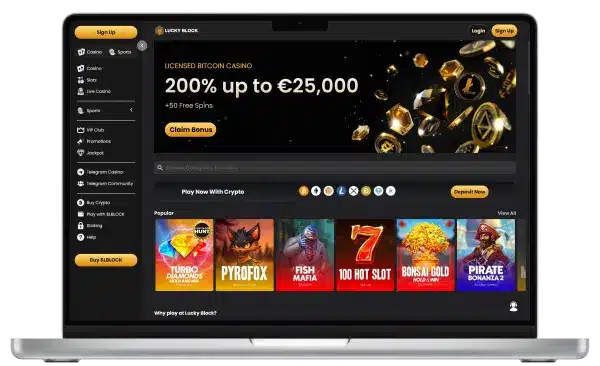 Lucky Block - ប្រាក់រង្វាន់ស្វាគមន៍ ធំបំផុត