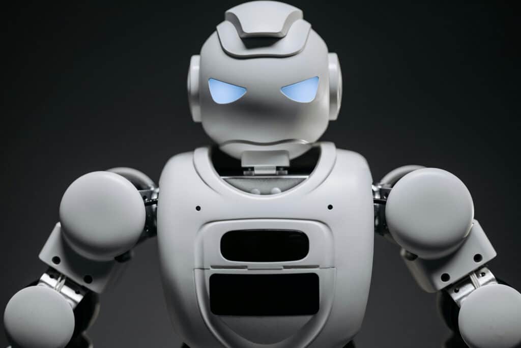 An image of a robot staring at you