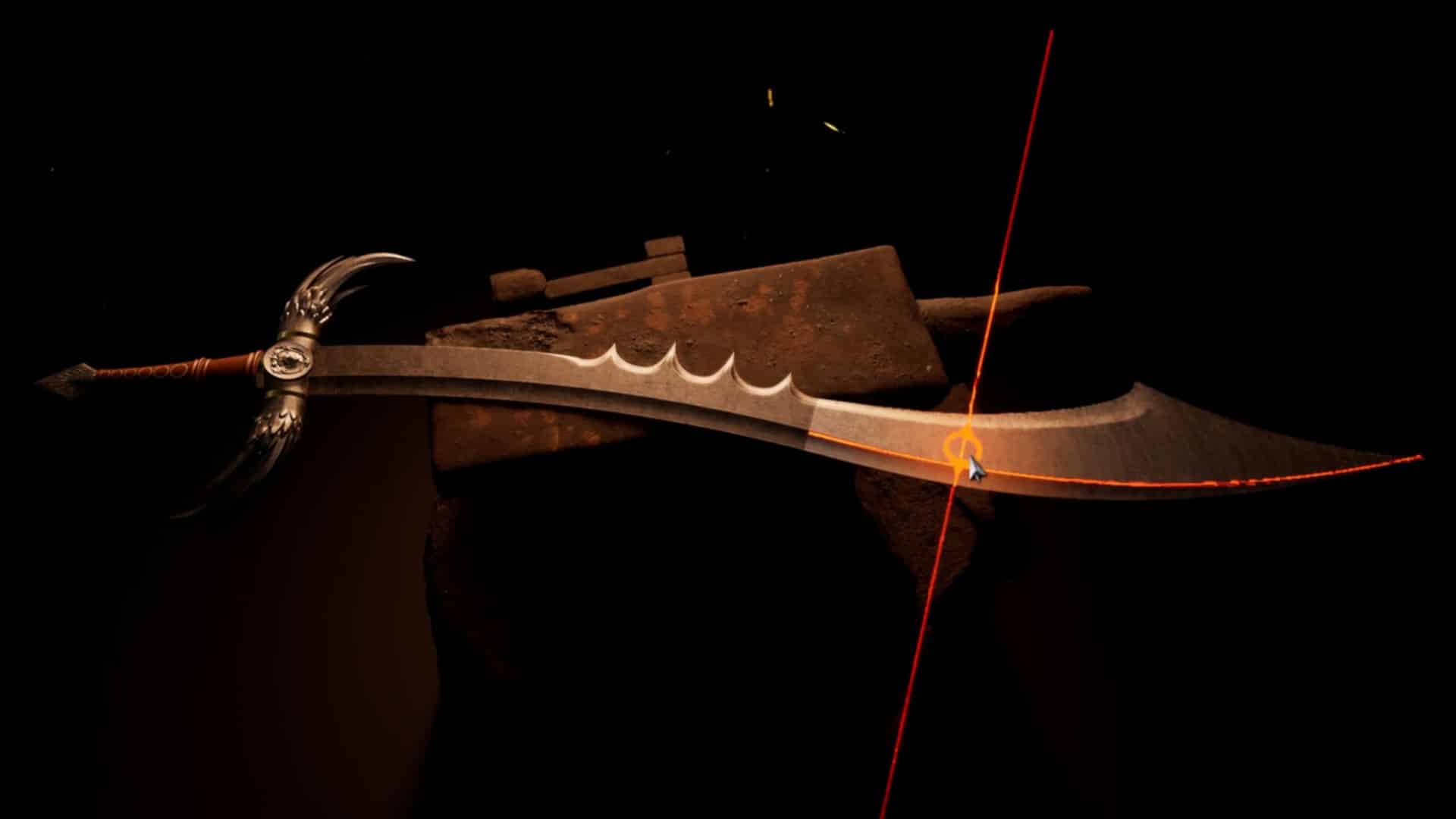 Picture of a sabre from Bladesong game