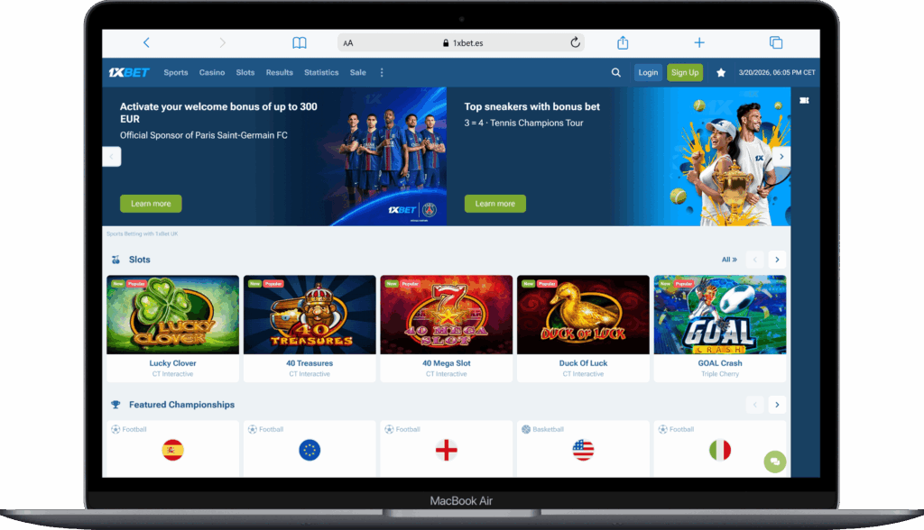 Букмекерская контора без верификации 1xBet