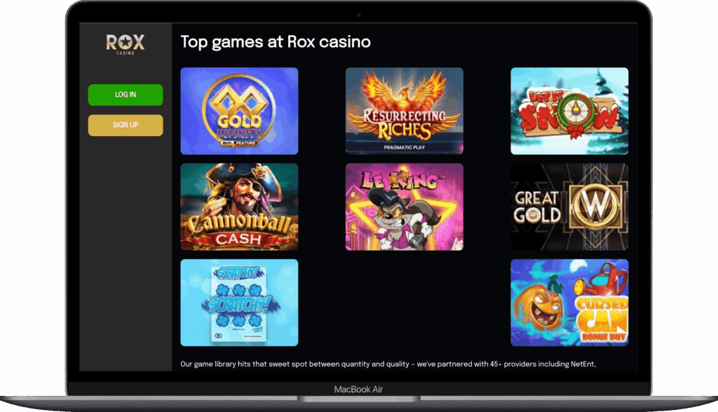 Зарубежное онлайн-казино Rox Casino