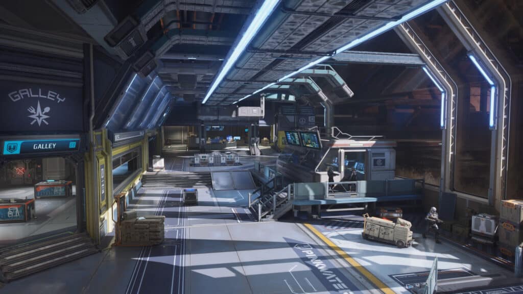 Owlcat社のゲーム『The Expanse』に登場する、素朴だが清潔な宇宙ステーション。