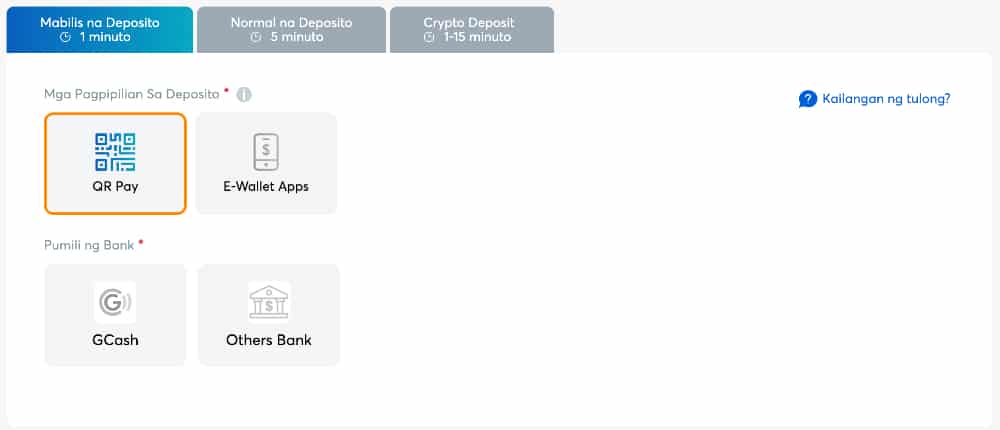 magdeposito ng pera sa bk8
