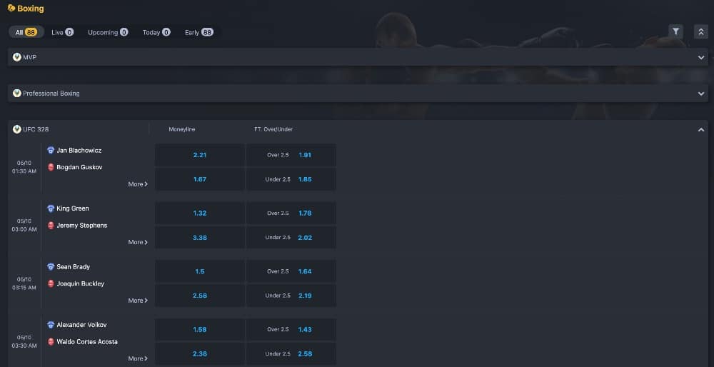 online na pagtaya sa boksing