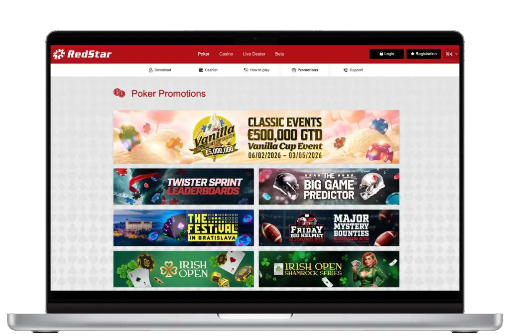 Red star poker - legjobb online póker