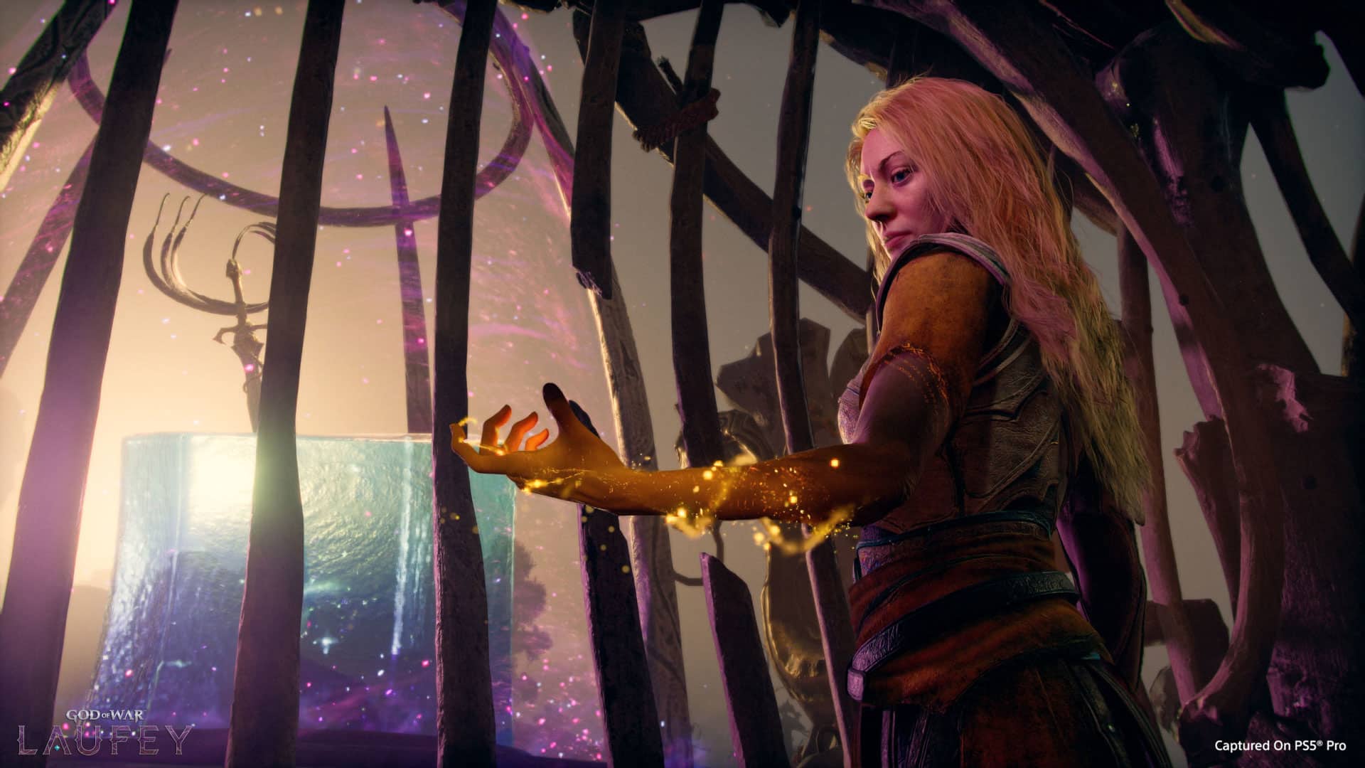 Faye in the new God of War Laufey game featured in the 20 min gameplay trailer